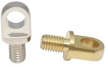 Generico 10 Pezzi Luce for Piante Drone Anello di Sospensione palo in Rame Vite Sospensione Rotonda capocorda Dado Fune Metallica codifica Accessori Hardware(M6 X10pcs)