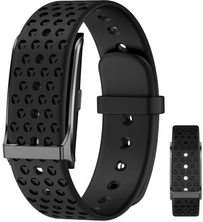 Denash Health Smart Armband, Magnetic Wearable Activity & Fitness Tracker, Fitness Tracker Armband med 120+ Sportlägen för Män Kvinnor (Svart)