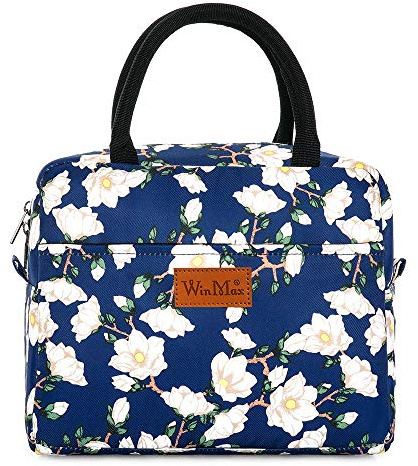 winmax Kühltasche Picknicktasche Lunchtasche Mittagessen Tasche Thermotasche Kühltasche Isoliertasche für Lebensmitteltransport Wasserdich Farbe: Magnolie
