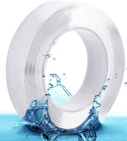 Hybrid Minds™ Strong Double Sided Tape Heavy Duty | 5M Length, 2mm Thick | Picture Hanging Strip, Nano Tape, 3M Double Sided Sticky Pads for Home and Office Use