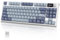 VGN GAMEPOWER x Attack Shark K86 Mechanische Gaming Tastatur Kabellos 75% TKL, 2.4G Wireless/Bluetooth/USB-C, RGB Gasket Keyboard QWERTY, Farbdisplay, Drehknopf, Hot Swap Linearer Schalter, Lavendel