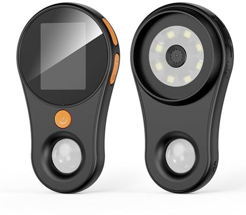 Handhållet Digitalt Mikroskop, Digitalt Mikroskop med 500X Förstoring med 2,0 Tum IPS-skärm, 2 MP-lins, 8 LED-lampor, Bärbart Fickmikroskop för Barn, Vuxna (BLACK)