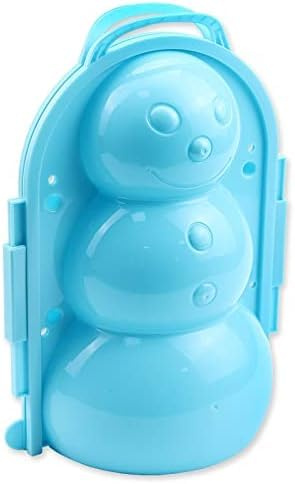 FaJoek Pince Boule de Neige Moule Boule de Neige, Fabricant de Boule de Neige, Snowball Maker, Moule Sable Plage, Boule à Neige Pingouin, Jouet de Sable Enfant (Bonhomme de Neige)
