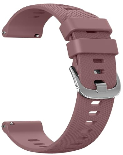 AK Armband für Xiaomi Redmi Watch 5 Active Armband/Redmi Watch 5 Lite Armbänder für Herren Damen, Weich Silikon Uhrenarmband Wasserdichtes Sport Ersatzarmband (Rauch Violett)