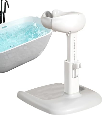 Duschställning för Barn Söt Badkarstödhållare Dusch Set | Stående Babybadkar för Spädbarn Portabel Hopfällbar Kompakt Lättstädad Stabil Utrymmesbesparande För Nyfödda Bebisar Småbarn