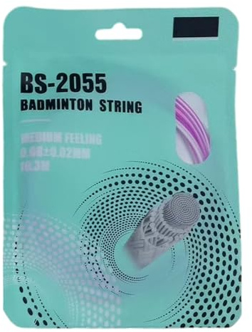 ZBIianxer Corda da Badminton Professionale da 10 m Lunghezza, per Allenamento in Nylon, per Racchette da Gioco Costanti e per Uso prolungato