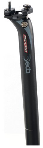 Sattelstütze DEDA ZERO 100 Setback 12 mm Schwarz/Schwarz Durchmesser/Länge 31,6 / 350 mm