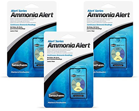 Seachem Ammonia Alert 1 Year Monitor (3 Pack)