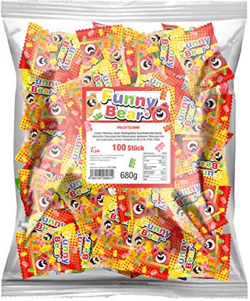 Tise Süsswaren Funny Bear Gummibärchen 680 gramm 100 Stück