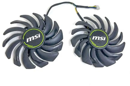 Ventilador de refrigeración para tarjeta gráfica MSI RADEON RX5600 RX 5700 XT MECH OC GTX1660Ti VENTUS XS 1660 SUPER VENTUS 87 MM PLD09210S12HH 4 Pin