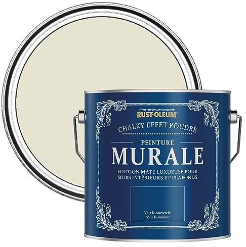 Rust-Oleum Grey Matt Emulsion Wall Paint - Oyster 2.5L