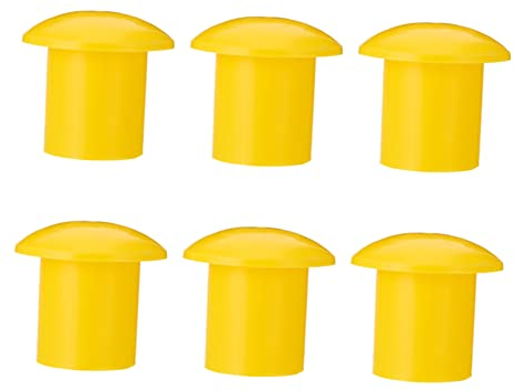 ULTECHNOVO 30 Stück Sicherheitskappen Für Bewehrungsstäbe Aus Hochwertigem Kunststoff Schutzkappen Für Stahlbewehrung Rebar Schutzkappen Mit Hoher Sichtbarkeit Und Druckfestigkeit