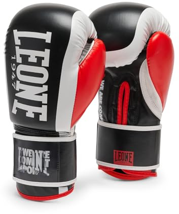 LEONE 1947, Boxhandschuhe Logo Wacs 12 OZ, Schwarz