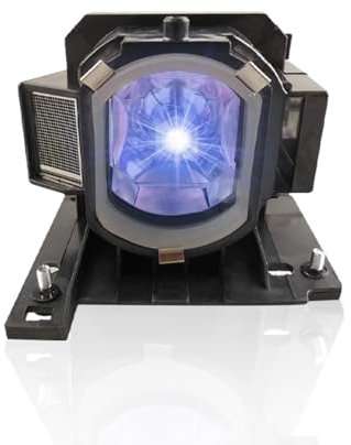 Poxtedsr DT01022 Lámpara de repuesto para proyector con carcasa Compatible con HITACHI CP-RX78, CP-RX78W, CP-RX80W, ED-X24
