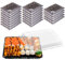Lot de 20 boîtes de préparation de repas : plateau de service réutilisable avec couvercle, boîtes à repas réutilisables, assiettes de menu et boîte de préparation pour sushis, sandwichs, fruits et