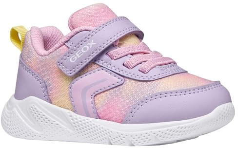 Geox Scarpe da Ginnastica B SPRINTYE Girl D, LT, Viola/Rosa, 26 EU