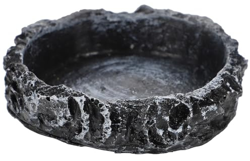 Gadpiparty Gamelle pour Reptiles Bol Eau et Nourriture Tortue Petit Plat Alimentaire pour Terrarium Accessoires Habitat Reptile