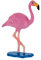 Bullyland 63716 - Spielfigur Flamingo pink, ca. 7,7 cm große Tierfigur, detailgetreu, PVC-frei, ideal als kleines Geschenk für Kinder ab 3 Jahren