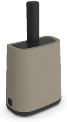 Rotho MyPet Biala spade med hållare och XL-påse, plast (PP återvunnen), cappuccino, (16,2 x 9,1 x 29,0 cm)
