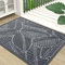 Homaxy Door Mats Indoor Outdoor, Heavy Duty Rubber Dirt Trapper Doormats, Non Slip Waterproof Floor Mat, Easy Clean Door Matt for Front Door, Entrance and Garden, 60 x 90 cm, Grey