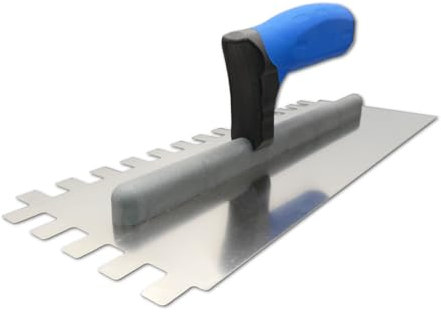 DEWEPRO® Truelle dentée XXL - Truelle dentée - Denture : 12 x 16 mm - Modèle Profi III