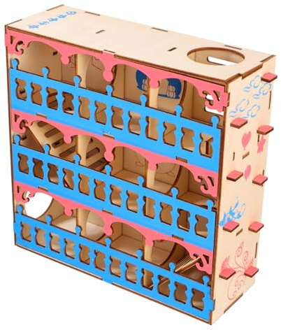 POPETPOP Labyrinthe Bois pour Hamster Tunnel Jouet Exercice Petit Accessoire pour Animal De Compagnie Jouet Labyrinthe pour Hamster