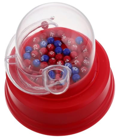 KOMBIUDA Macchina Elettrica Piccola Per Lotto Gabbia Giocattolo Per Bambini Estrazione Numeri Fortunati Divertimento Evento
