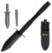 Xforst Cuchillo de excavación con Función de Extensión, Pala de Mano, Accesorio para Detector de Metales, Pala Digger, Hori Hori, con Escala de medición y fijación de cinturón X-GM350L