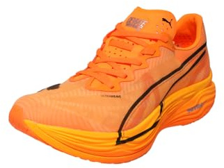 PUMA Deviate Nitro Elite 3 Road Running Shoes Mens Heat Fire 10 UK
