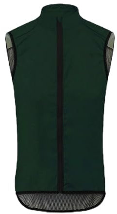 XPJYUA Leichte Softshell Weste für Radfahren & Outdoor Ärmellose Reitweste for Herren, winddicht, wasserdicht, Regenjacke, Fahrradnetz-Shirt, Fahrradweste(Dark Green,XL)