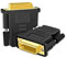 TECHZOCO Adaptador DVI a HDMI, Adaptador Convertidor Dvi-D Macho a HDMI Hembra, DVI-D 24+1 Macho a hdmi Hembra, WQXGA (2560 x 1600p), Apto para Tarjeta gráfica vídeo para PC, proyector, 1 Unidad