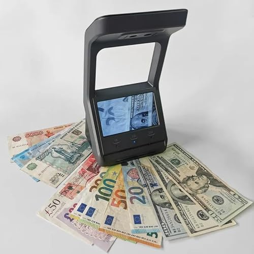 RILEVATORE VERIFICATORE DI BANCONOTE SLIM A INFRAROSSI E VISORE LCD