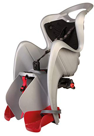 b bellelli Child Rear Bicycle Seat - MR FOX (up to 22 kg) Clamp Version For Pannier Racks and Parcel Carriers, NOT For Cycle Frames