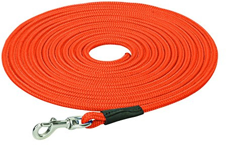 Weaver Leather Terrain D.O.G. Braided Rope Check Cord , Orange, 3/8 x 25'