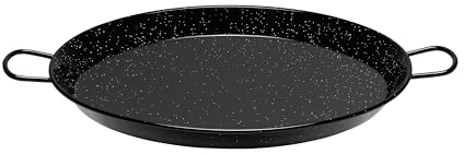 San Ignacio Q3190 Paella-Pfanne aus emailliertem Stahl, 42 cm