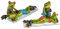 formano 2er Set Froschpaar Strandurlauber lustige Frösche 20cm Figur Dekoration Handbemalt Kunststein Urlaub