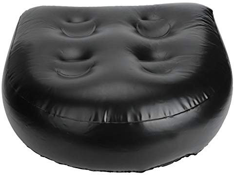 Asiento Elevador de Bañera de Hidromasaje, Cojín Inflable para SPA, Asiento con Ventosa, Cojín para Baño Antideslizante, Almohadilla de Masaje de Inyección de Agua