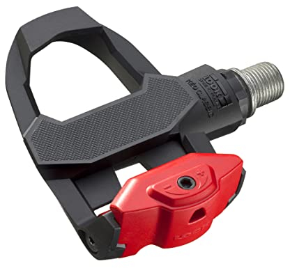LOOK Cycle - KEO Classic 3 Fahrrad-Cleats - Klickpedale, 400 mm² Plattform Fläche - Leicht einstellbare Spannung - Komposit-Körpermaterial - Chromoly-Achse - Farbe Schwarz Rot
