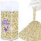 Glitzer für Bastelarbeiten Shaker Champagner Gold Kunstharz Trinkgläser Karten Weihnachten Schmuck Kerzen grob Nägel Gesicht Kosmetik 130g