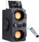 Feegar Dance Tragbare Bluetooth-Lautsprecher, Bluetooth, kabellos, 30 m, Outdoor-Lautsprecher mit Doppel-Subwoofer, reichhaltiges Stereo, unterstützt FM-Radio MP3-Player AUX EQ 30 W Bluetooth-Boombox