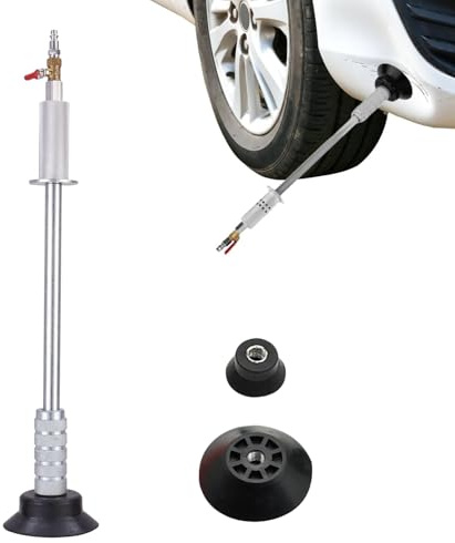 Savildo Upgraded Car Dent Air Pneumatic Dent Puller Heavy Pneumatic Sag Repair Pull Hammer Slide Hammer Tool Kit Dent Repair Suction Cup Slide Tool with 3PCS Suction Cup
