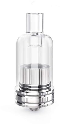 Mr Bald III Dry Herb Vaporizer, Portable Herb Vaporiser with Removable Plus-Size Ceramic Chamber No Exposed Coils, 510 Thread Dry Herb Atomizer Support 15W-27W No Liquid No Nicotine(A Type)