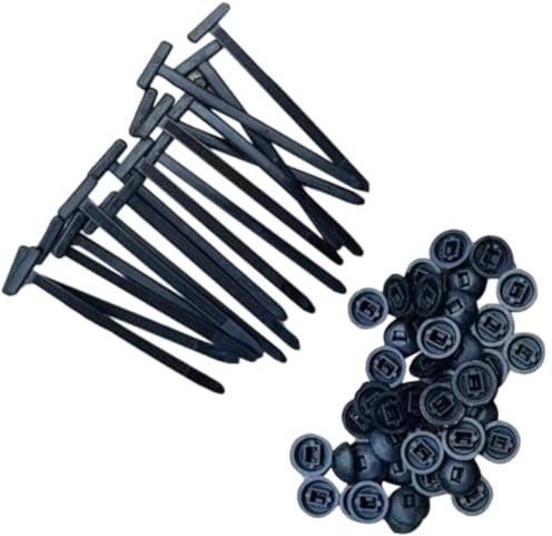20 hebillas universales de nailon para bridas de cables, soporte de nailon autoblocante resistente, sujetacables de plástico para carrocería de coche, herramienta de sujeción de cables para maleteros