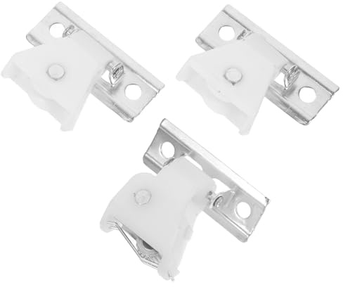 Levemolo Accesorios para Cortinas Enrollables Polea de Reemplazo y Bloqueo de Cordón, Kit de Herrajes para Persianas Romanas, 3 Piezas, Compatible para Hogar y Oficina