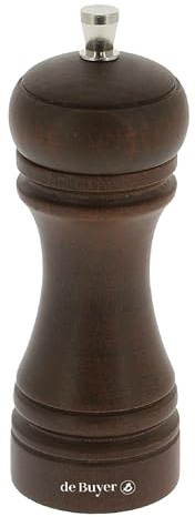 De Buyer, MOLINILLO PIMIENTA JAVA MADERA OSCURA 14cm,4.8 x 4.8 x 14 cm-P245.140202