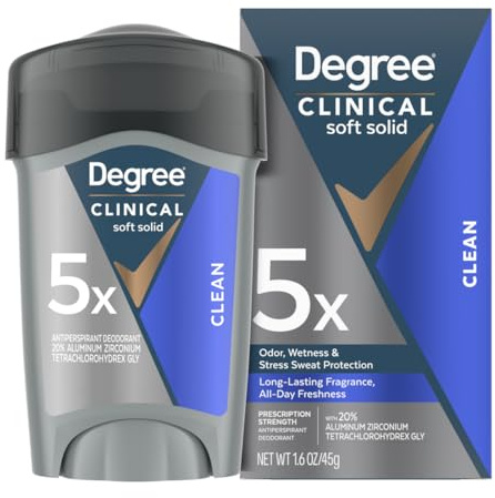 Degree Men Clinical Antiperspirant, Clean 1.7 oz