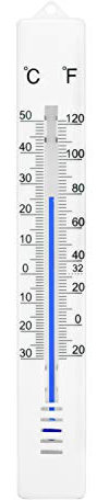 Termometro Pared/Jardin, Interior/Exterior Plástico 17 cm.