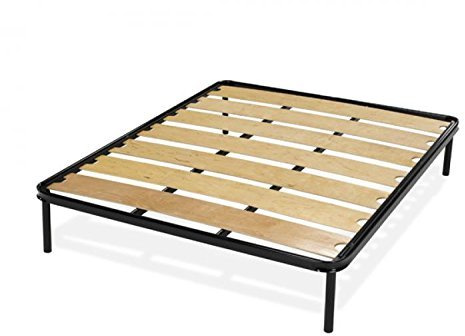 Bed Store SISTEMI RIPOSO Rete a Doghe Larghe 160X190 Matrimoniale Ortopedica Con Doppio Rinforzo e Piedi Avvitabili Con Listello Largo in Betulla