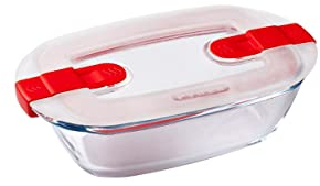 Pyrex Cook&Heat Dose, Glas, Transparent, 17 x 10 x 5 cm - 0,4 Liter, 1 Stück