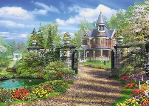 Schmidt Spiele 59618 Dominic Davison, Idyllisches Landgut, 1000 Teile Puzzle